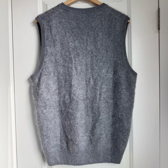 NWT Knit for J.Crew Men’s Brushed Cashmere V-Neck Sweater Vest Size M - Picture 4 of 7